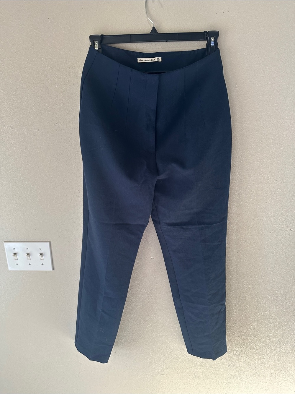 Abercrombie & Fitch Men's Navy Dress Pants